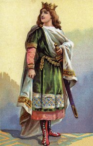 Porträt von Chlothar III., König der Franken von French School