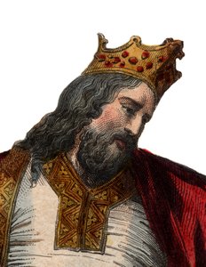 Porträt von Chlodwig I. (466-511), König der Franken von French School