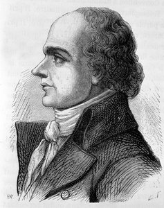 Porträt von Graf Jean Denis de Lanjuinais (1753 - 1827), französischer Politiker - in „Die Geschichte Frankreichs“ von Henri Martin von French School