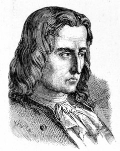 Porträt von Denis Papin (1647 - 1714) - im „Album der Wissenschaft; berühmte Gelehrte; Große Entdeckungen“ 1896. von French School