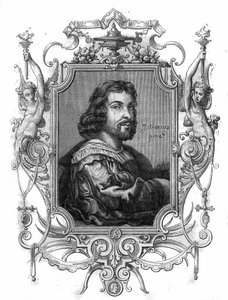 Porträt von Kaiser Otto I. von Germania, bekannt als der Große (Otton, 912-973). Gravur in „Histoire des papes-kings-queens-et-empereurs à travers les siècles“ von Maurice Lachatre