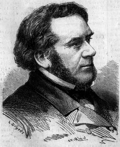 Porträt von Eugene Bethmont (1804-1860), französischer Anwalt und Politiker, ehemaliger Justizminister. Gravur in "Le Monde Illustré" Nr. 156 vom 7. April 1860 von French School