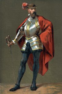 Porträt von Francisco Pizarro von French School