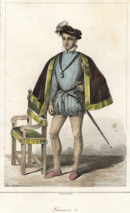 Porträt von Franz II. (1544 - 1560), König von Frankreich von French School