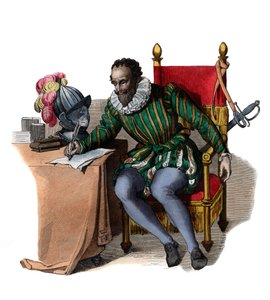 Porträt von François de Malherbe (1555-1628), französischer Dichter, Kritiker und Übersetzer