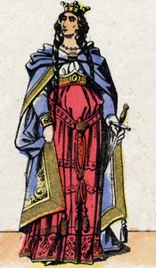Porträt von Fredegonde, Königin von Neustrien