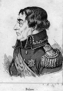 Porträt von Friedrich Wilhelm von Bülow (Stich) von French School