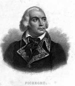 Porträt von General Charles Pichegru (1761 - 1804) - in „Revolution francaise“ von Thiers. 19. Jahrhundert