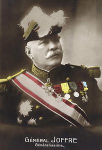 Porträt von General Joseph Joffre (1852 - 1931) von French School