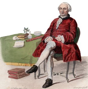 Porträt von Georges Louis Leclerc, Comte de Buffon (1707-1788), französischer Naturforscher von French School