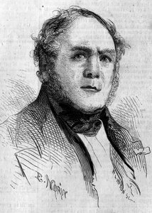 Porträt von Henri Boulay de la Meurthe (1797-1858), französischer Senator. Gravur von Morin in „Le Monde Illustré“ Nr. 85 vom 4. Dezember 1858.