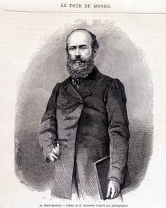 Porträt von Henri Mouhot - in „Tour du Monde“, 2. Halbjahr 1863 von French School