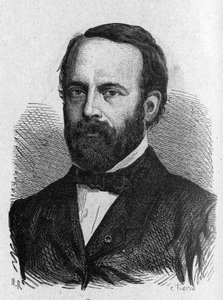 Porträt von Henri Sainte-Claire Deville (1814 - 1876) - in „Album der Wissenschaft; berühmte Gelehrte; Große Entdeckungen“ 1896 von French School