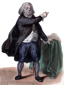 Porträt von Honoré Gabriel Riqueti, Graf von Mirabeau (1749-1791), französischer Politiker und Revolutionär von French School