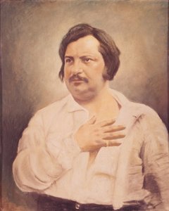 Porträt von Honore de Balzac (1799-1850) nach einem Daguerreotyp