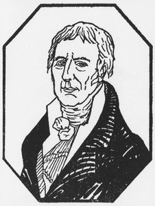 Porträt von Jean-Baptiste de Monet (1744-1829) Chevalier de Lamarck, graviert zum zweihundertsten Geburtstag, 1946