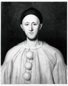 Porträt von Jean Charles Deburau (1829-73) als Pierrot