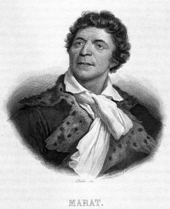 Porträt von Jean Paul Marat (1743 - 1793) - in „Revolution francaise“ von Thiers. 19. Jahrhundert