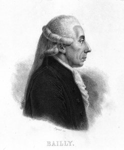 Porträt von Jean Sylvain Bailly (1736 - 1793) - in „Revolution francaise“ von Thiers. 19. Jahrhundert von French School