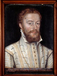 Porträt von Jean de Bourbon Vendome, Graf von Soissons und Enghien (1528-1557) von French School