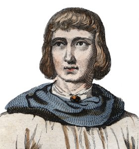 Porträt von Jean de Joinville (1225-1317), Chronist des mittelalterlichen Frankreichs