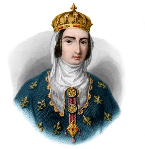 Porträt von Johanna I. von Navarra (1273-1305), Königin von Navarra und Frankreich