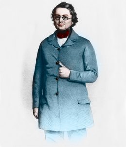 Porträt von Joseph Skoda (1805-1881), tschechischer Arzt, Medizinprofessor und Dermatologe