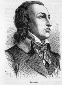 Porträt von Lescure, Vendée-Chef (1766-1793) - in „Die Geschichte Frankreichs“ von Henri Martin
