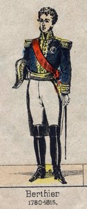 Porträt von Louis Alexandre Berthier (1753-1815), Prinz von Neuchâtel, Marschall von Frankreich - Bild von Epinal aus dem späten 19. Jahrhundert - Private Sammlung