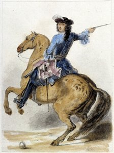 Porträt von Ludwig XIV. (1638-1715), König von Frankreich. von French School