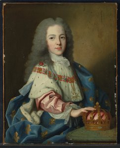 Porträt von Ludwig XV. als Kind, ca. 1720