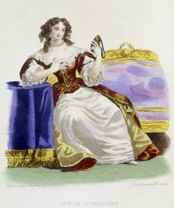 Porträt von Louise Françoise de la Vallière (1644 - 1710)