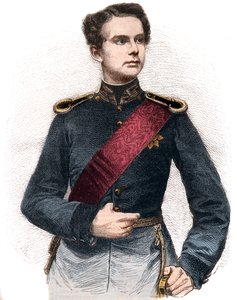Porträt von Ludwig II. von Bayern (1845-1886), König von Bayern von French School