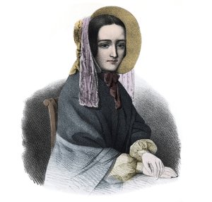 Porträt von Marie Fortunee Capelle, Marie Lafarge (Madame) (1816-1852) französische Kriminelle - Gravur des 19. Jahrhunderts