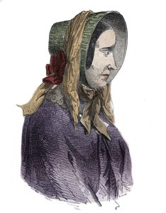 Porträt von Marie Fortunee Capelle, Marie Lafarge (Madame) (1816-1852) französische Kriminelle - Gravur in „Causes celebres de tous les peuples“ von Armand Fouquier (1817-18?) 1858-1867 - private Sammlung von French School