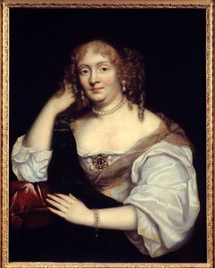Porträt von Marie de Rabutin-Chantal, Marquise de Sevigne von French School