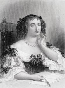 Porträt von Marie de Rabutin-Chantal, Marquise de Sevigne, bekannt als Madame de Sevigne (1626-1696), Schriftstellerin - Gravur von French School