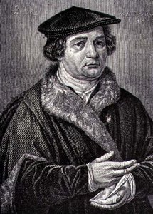 Porträt von Martin Luther (1483-1546) deutscher Reformator von French School