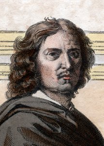 Porträt von Nicolas Poussin (1594-1665), französischer Maler von French School