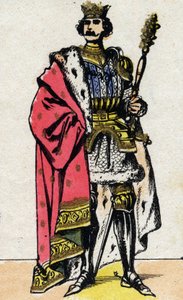 Porträt von Philipp VI. von Valois (1294-1350), König von Frankreich. von French School