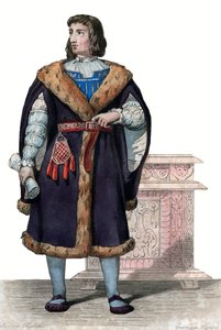 Porträt von Philippe de Commines (Commynes oder Comines) (1447-1511), französischer Schriftsteller und Diplomat von French School