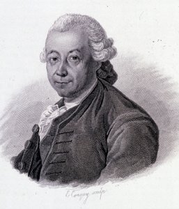 Porträt von Pierre Poivre (1719-1786), französischer Entdecker - aus „Portraits of useful men“ von French School