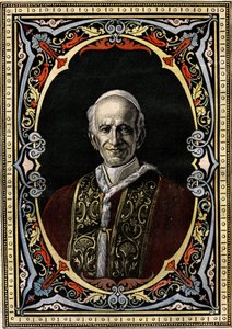 Porträt von Papst Leo XIII. (Leone XIII, Giacchino Pecci)
