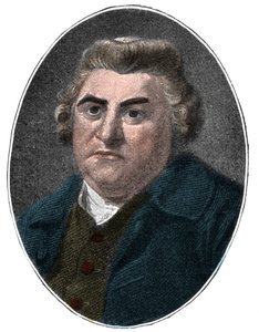 Porträt von Thomas Warton (1728-1790), englischer Literaturhistoriker, Kritiker und Dichter. 19. Jahrhundert. von French School