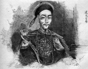Porträt von Toa Kwang (Toa-Kwang oder Daoguang) (1782-1850), Kaiser von China der Qing-Dynastie. Gravur in „Le Monde Illustré“ Nr. 136 vom 19. November 1859