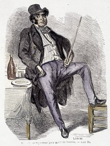 Porträt von Vautrin (Figur inspiriert von Vidocq) - in „Glanz und Elend der Kurtisanen“ von Balzac