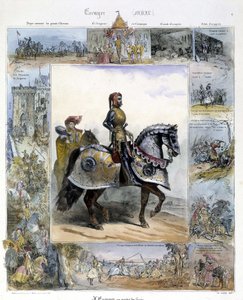 Porträt eines Reitlehrers in „Bildergeschichte des alten und modernen Reitens“ von Charles Aubry von French School
