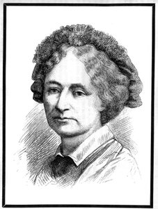 Porträt der Gräfin von Chambord (1817-1886) (Marie Therese Beatrix Gaetane von Habsburg-Lothringen, Erzherzogin von Österreich und Prinzessin von Modena). Gravur in "Le Monde Illustré", 3. April 1886 von French School