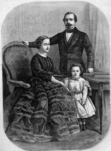 Porträt der kaiserlichen Familie von Frankreich von French School
