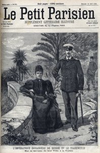 Porträt der Kaiserinwitwe von Russland Maria Fedorovna (geb. Dagmar von Dänemark)